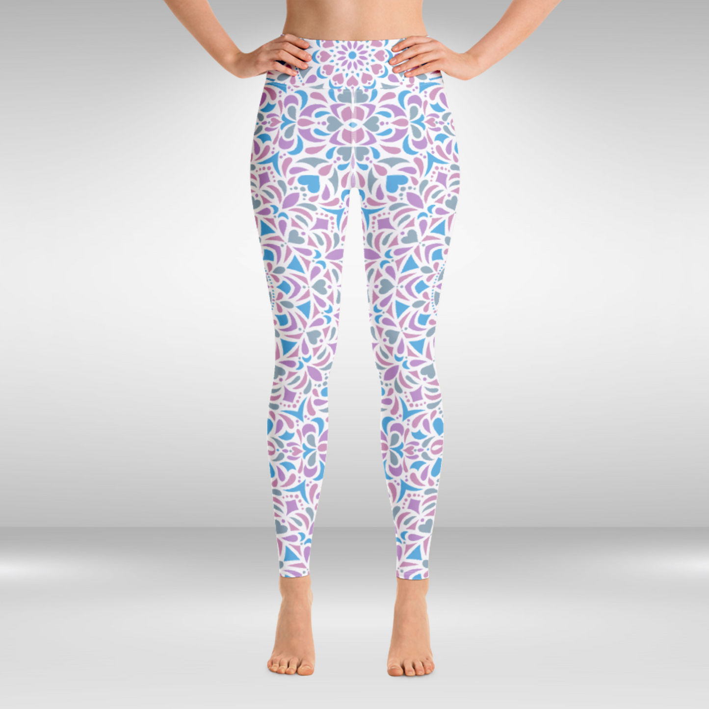 Women Yoga Legging - All Over Mandala Print