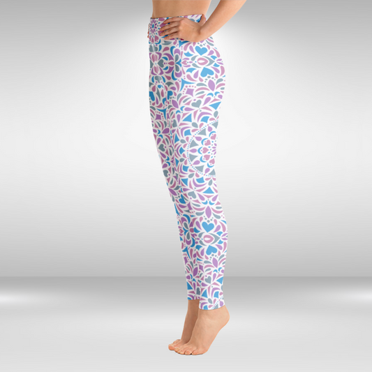 Women Yoga Legging - All Over Mandala Print