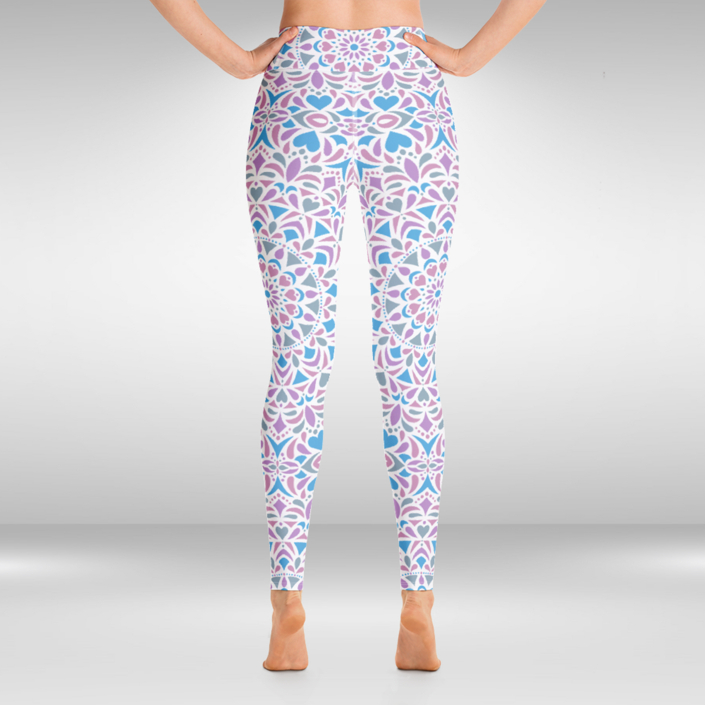 Women Yoga Legging - All Over Mandala Print