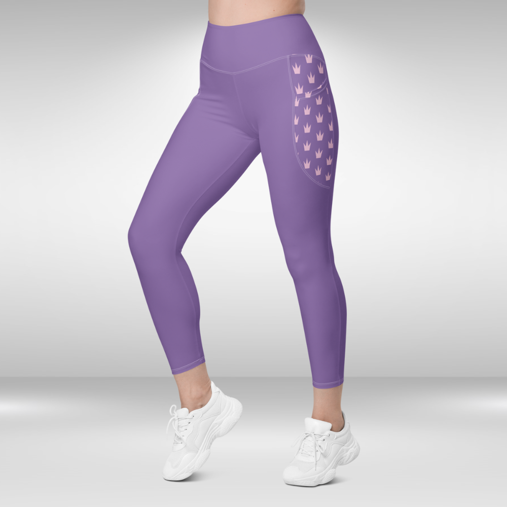 Women Legging With Pockets - Purple - Plus sizes available